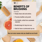 Eco Bath Natural Sisal Nail Brush Collection - Available in Beech Wood, Walnut Wood and Olive Wood