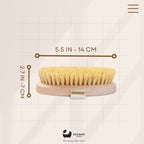 Eco Bath London Natural Sisal Massage Hand Brush - Dry Brushing Hand Brush for Exfoliation