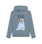 Bulldog Bold: Furry Road Drill Women’s Hoodie for Rebel Comfort!