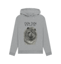 Cozy Up in the Blue Chow Chow Women's Hoodie – Featuring The Aloof Floof!