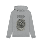 Cozy Up in the Blue Chow Chow Women's Hoodie – Featuring The Aloof Floof!