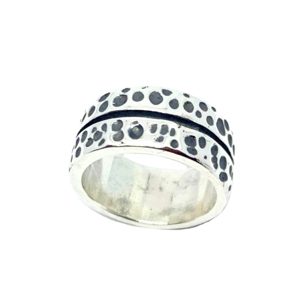 Effect Men's Ring – Sterling Silver 925 – Handmade Statement Ring