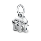 Elephant Silver Charm