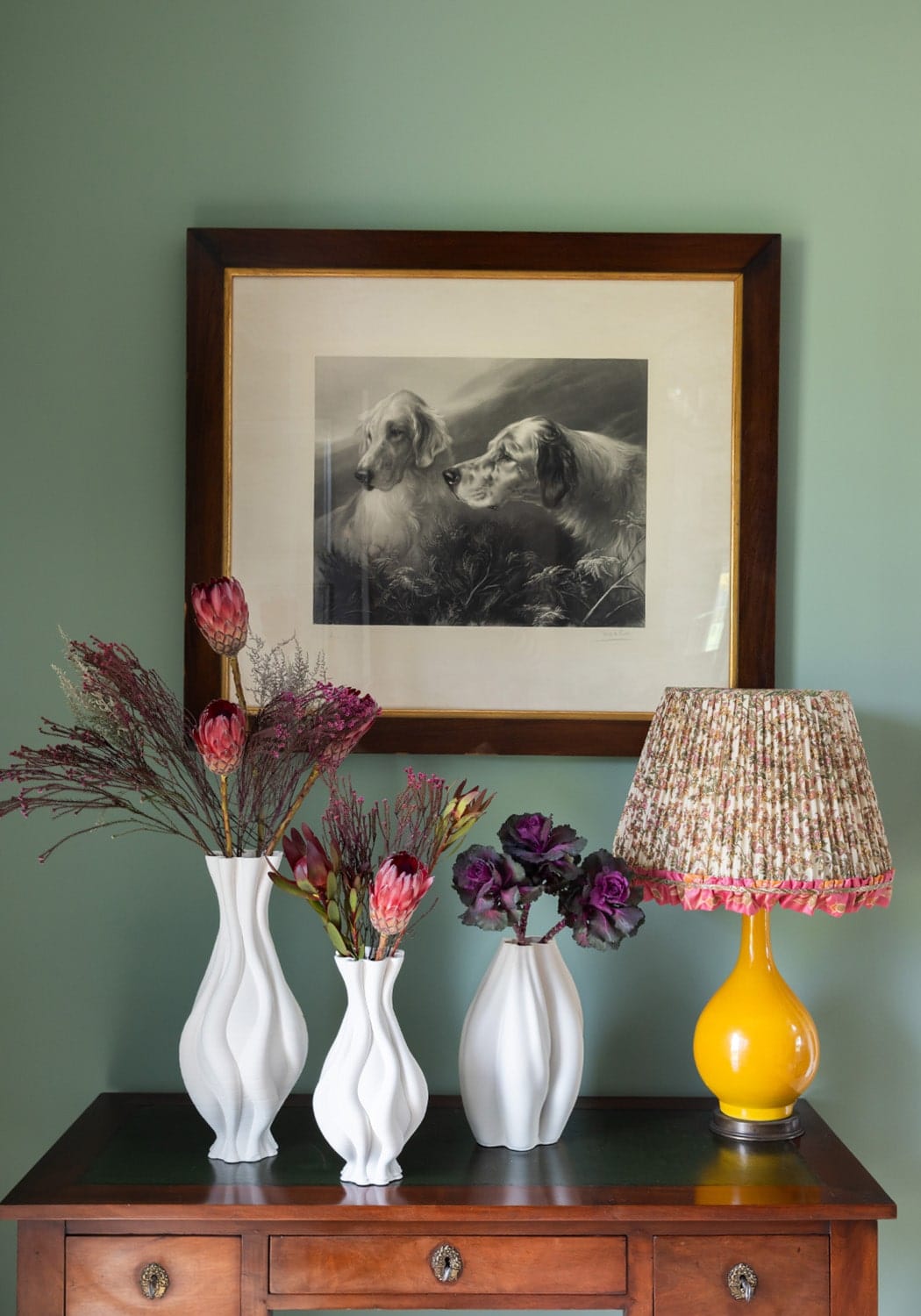 Emilie Tall White Twisted Ceramic Vase