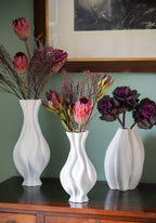 Emilie White Ceramic Vase