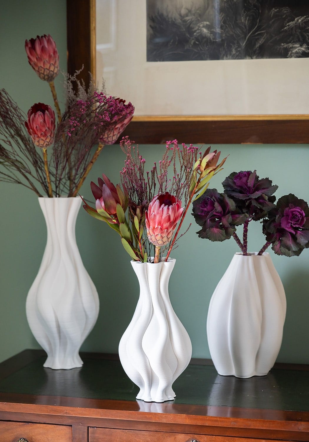 Emilie White Ceramic Vase