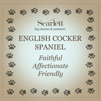 English Cocker Spaniel Silver Dog Charm Bracelet