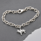 English Cocker Spaniel Silver Dog Charm