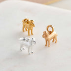 English Cocker Spaniel Silver Dog Charm