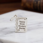 Hardback Book Personalised Silver Charm