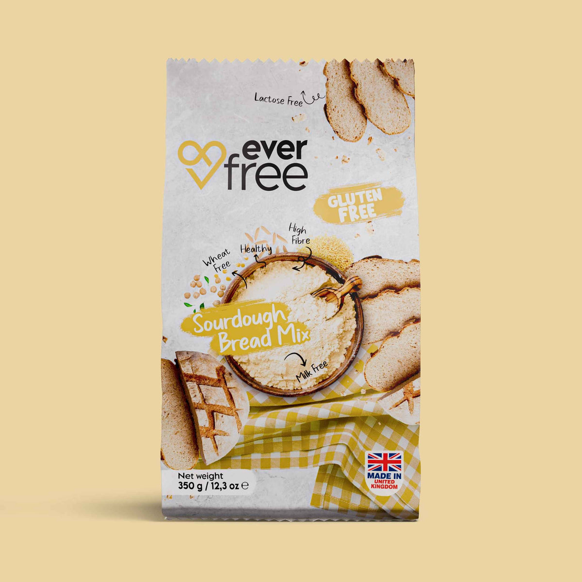 EverFree Gluten-Free Bread Mix - 350g | Pack of 3