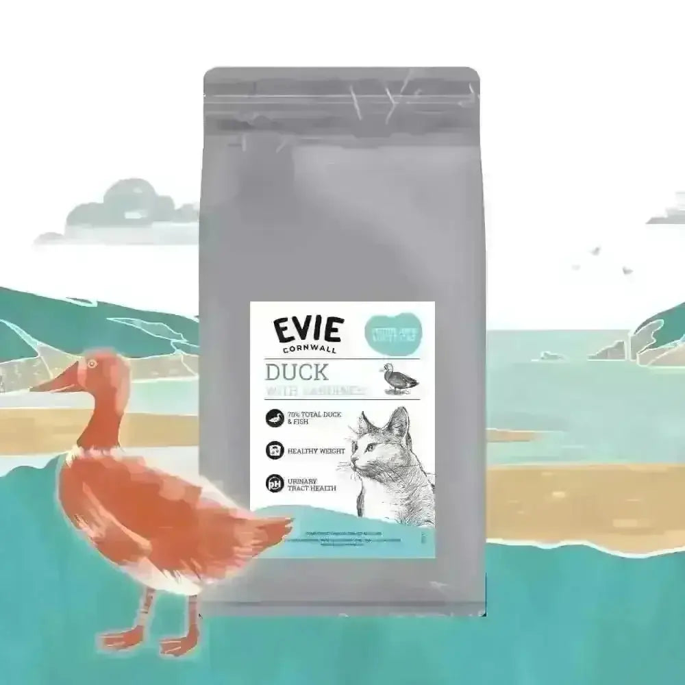 Evie Duck with Sardines Weight Control Dry Cat Food