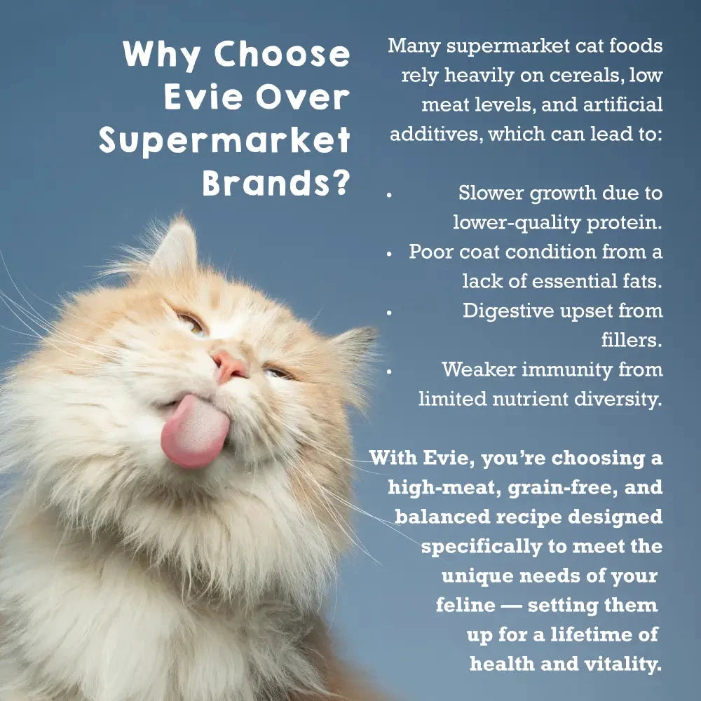 Weight Control Cat Food Duck & Sardines – For Neutered Cats by The Pets Larder (evie-natural-dry-cat-food-duck-with-sardines-weight-control)