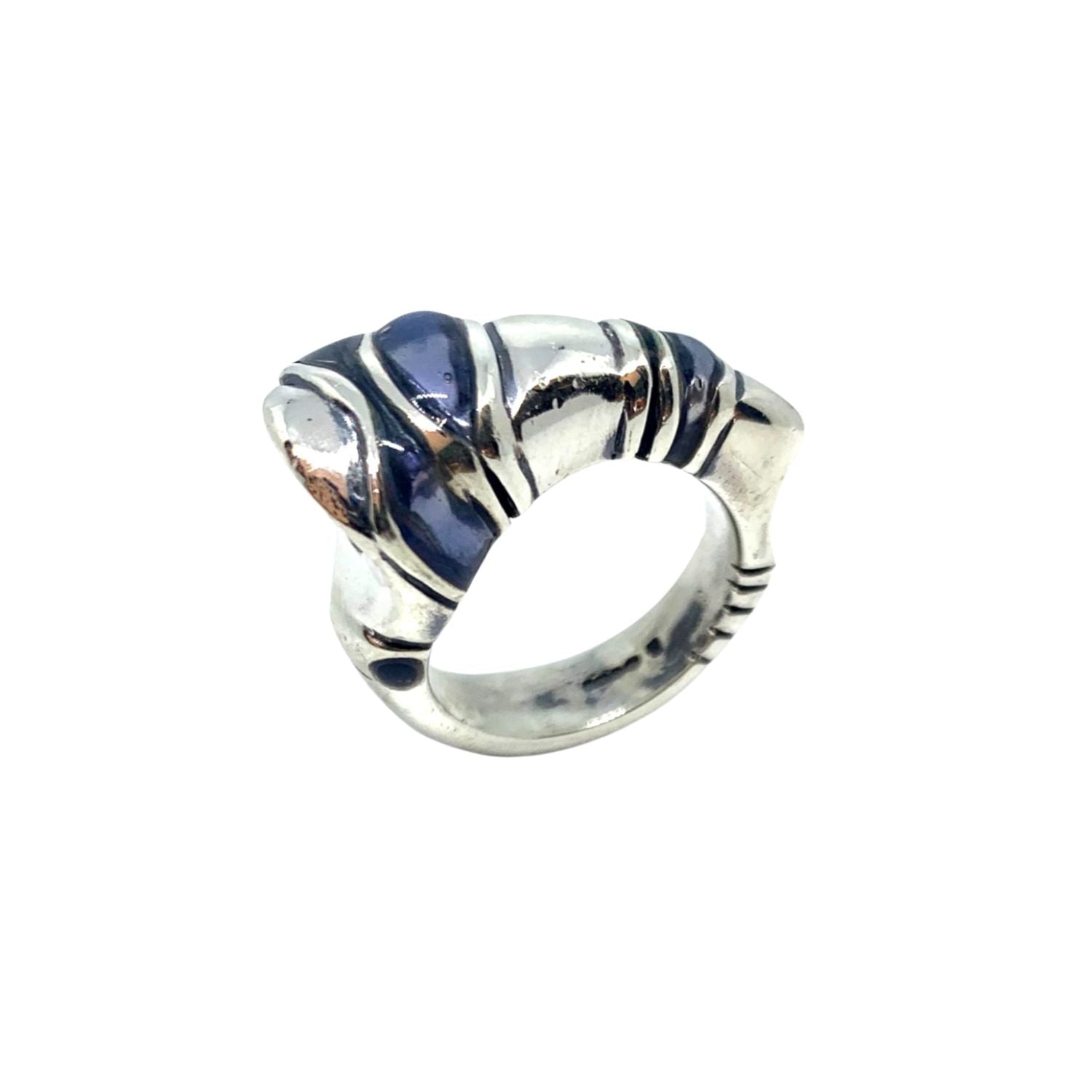 Eyebrow Ring – Unisex Sterling Silver 925 with Colorit Enamel