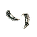 Eyebrow Stud Earrings – Sterling Silver 925