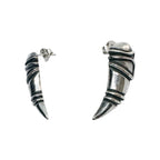 Eyebrow Stud Earrings – Sterling Silver 925