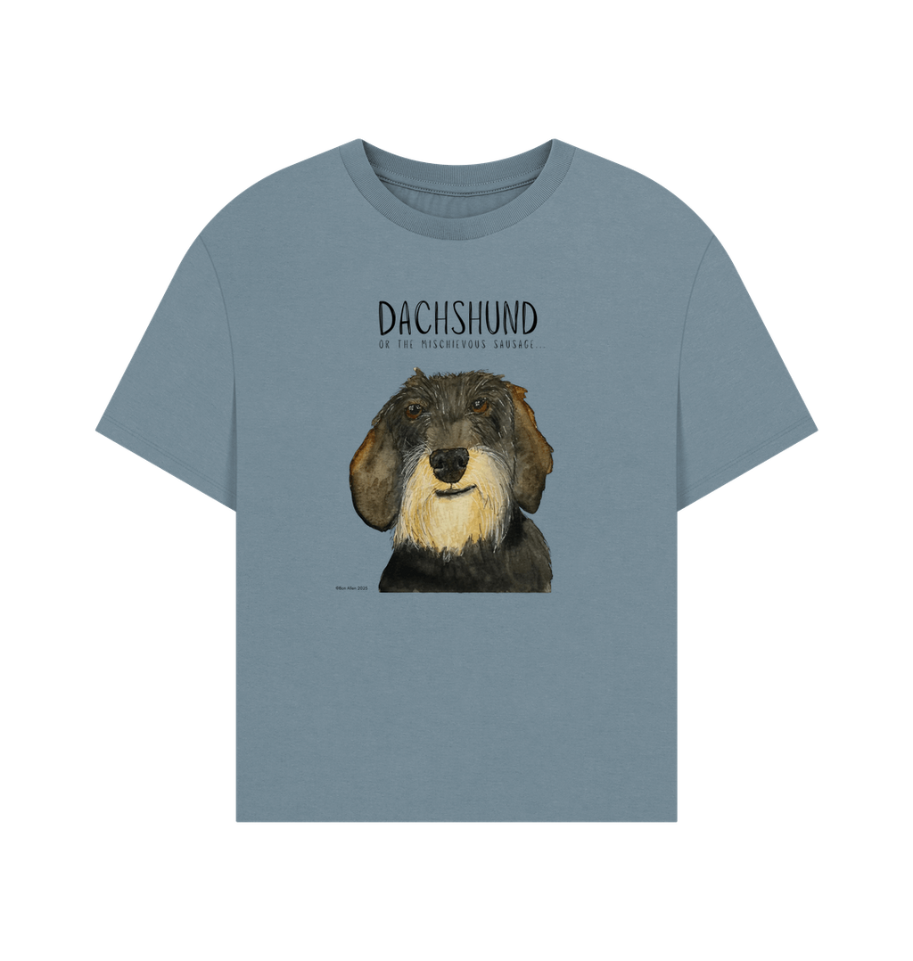 Charming & Cozy: The Wire Haired Dachshund Women's Relaxed Fit T-Shirt