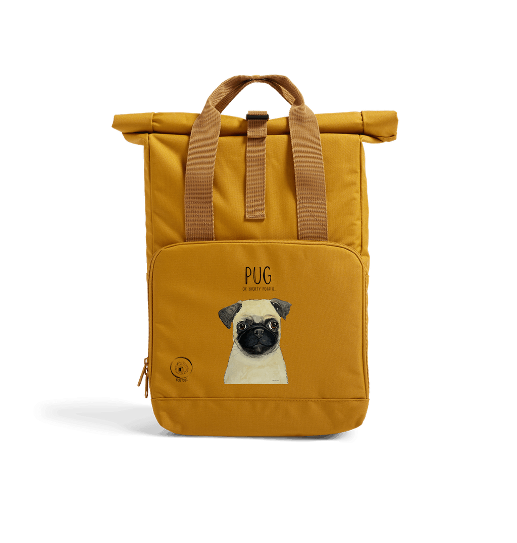 Pug or Snorty Potato?" Ethical Backpack for Pug Lovers!