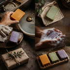Faith in Nature Soap Gift Box - Orange, Aloe Vera, Lavender 100g