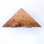 Handmade Bespoke Corner Shelf | Rustic Wooden Shelf, Steel brackets & fixtures