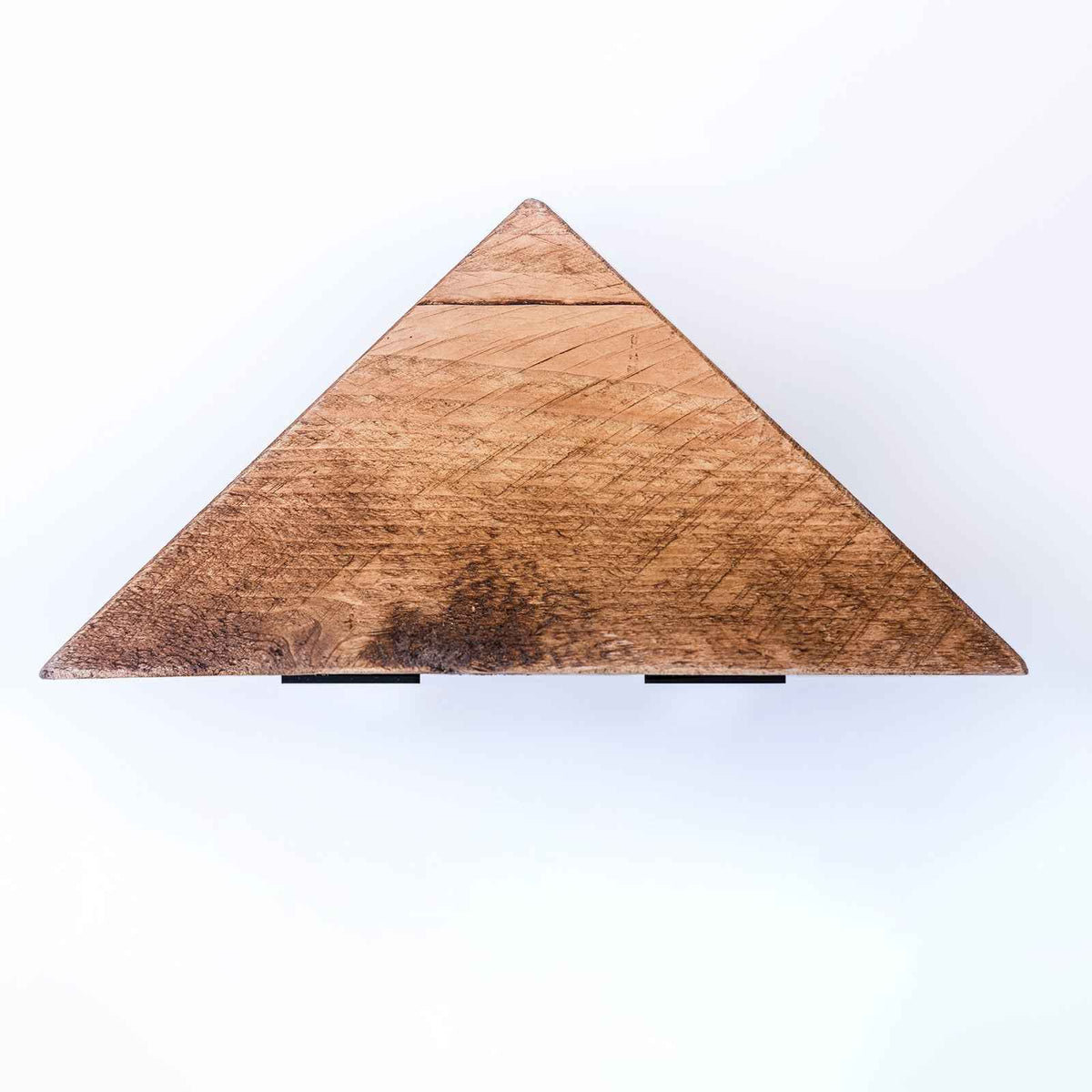 Handmade Bespoke Corner Shelf | Rustic Wooden Shelf, Steel brackets & fixtures