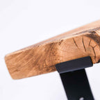 Handmade Bespoke Corner Shelf | Rustic Wooden Shelf, Steel brackets & fixtures
