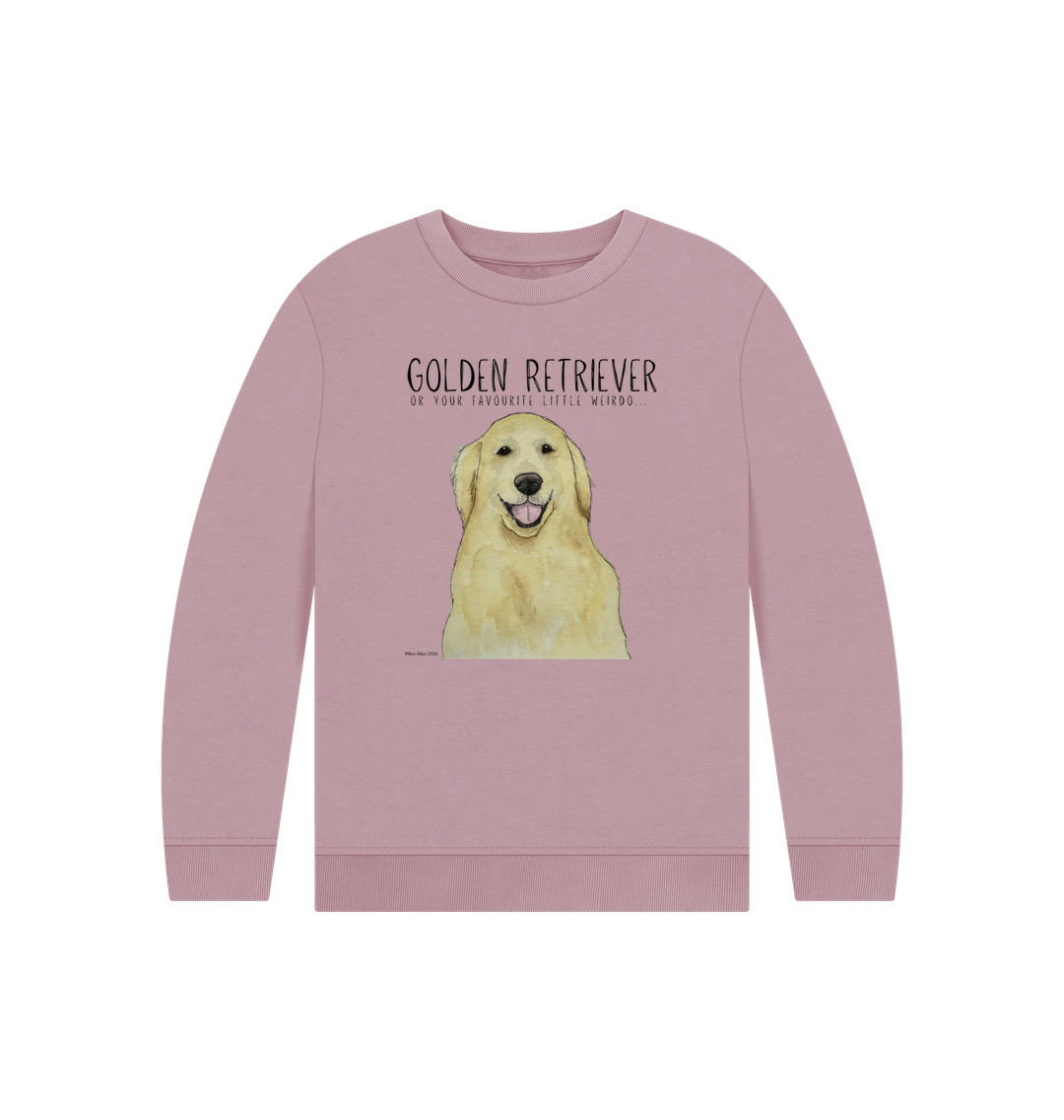 Golden Retriever Kids' Sweatshirt: For Little Weirdos with Big Hearts