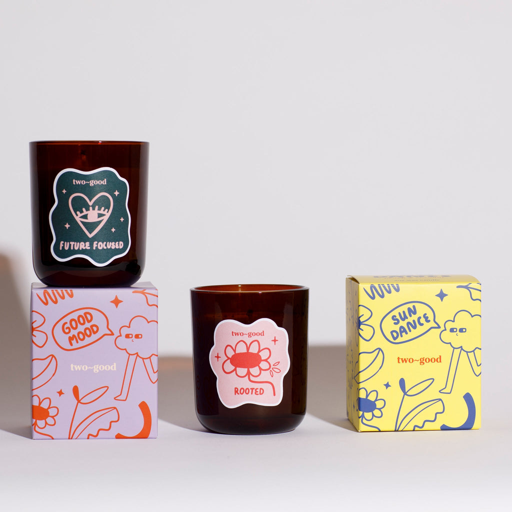 rooted soy wax scented candle