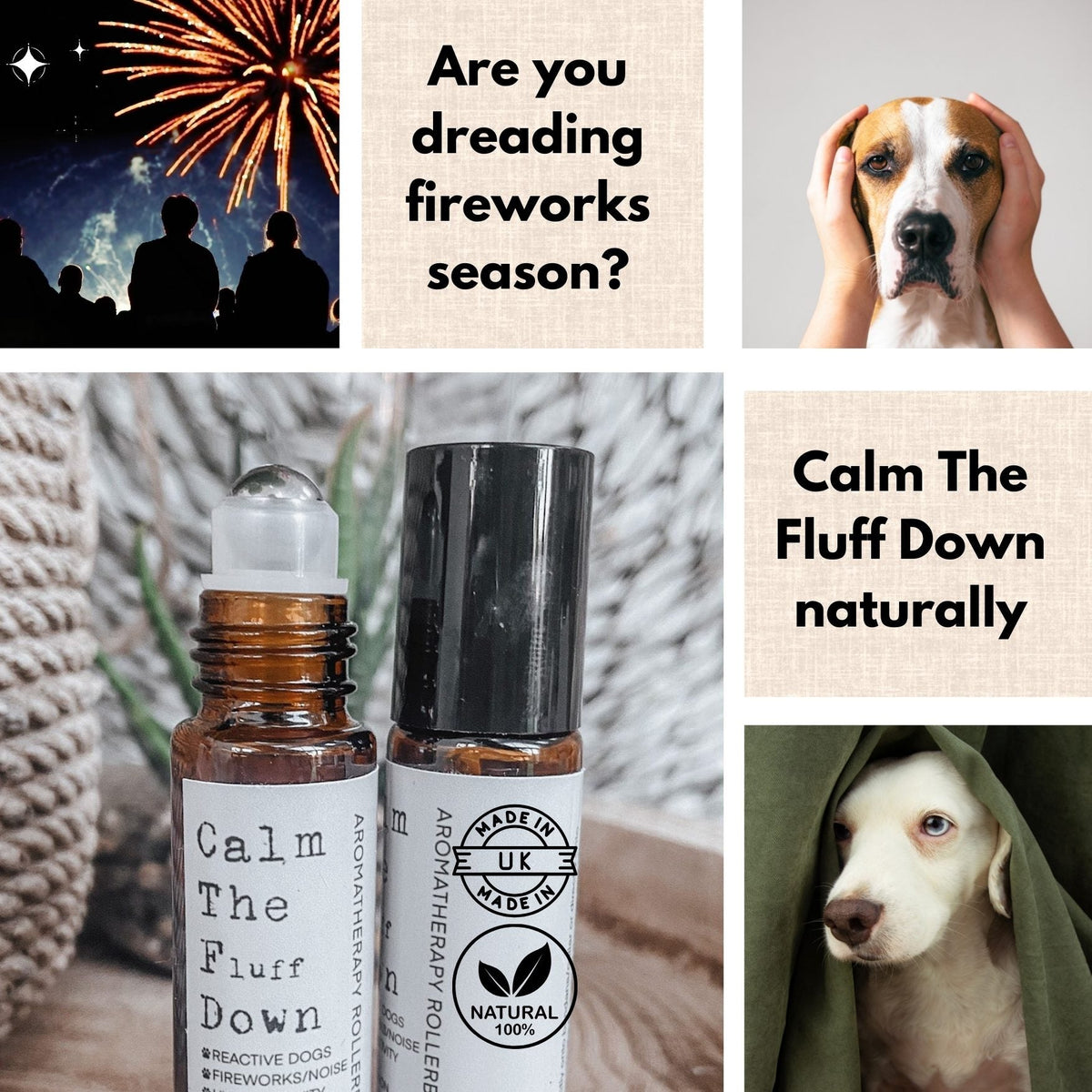 Natural Aromatherapy Rollerball For Dogs