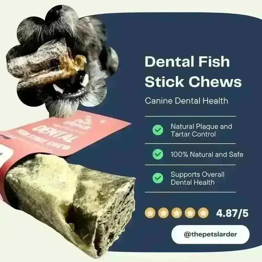 Dried Fish Skin Stick Chews for Dogs