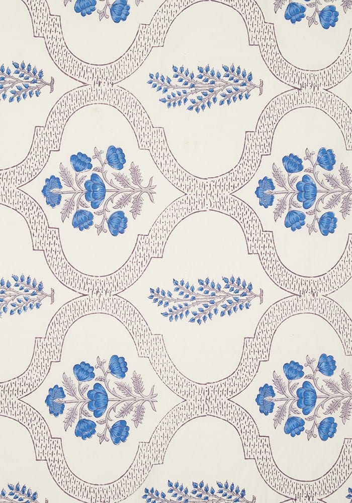 Flora Blue Tablecloth