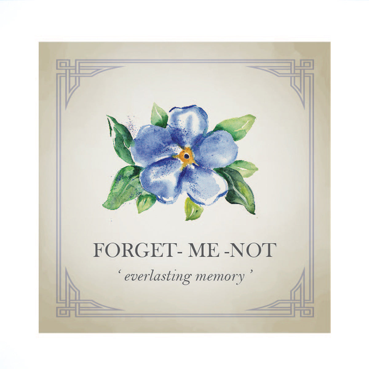 Forget-Me-Not Silver Stud Earrings