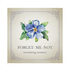 Forget-Me-Not Tiny Silver Stud Earrings