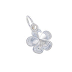 Frangipani Flower Silver Charm
