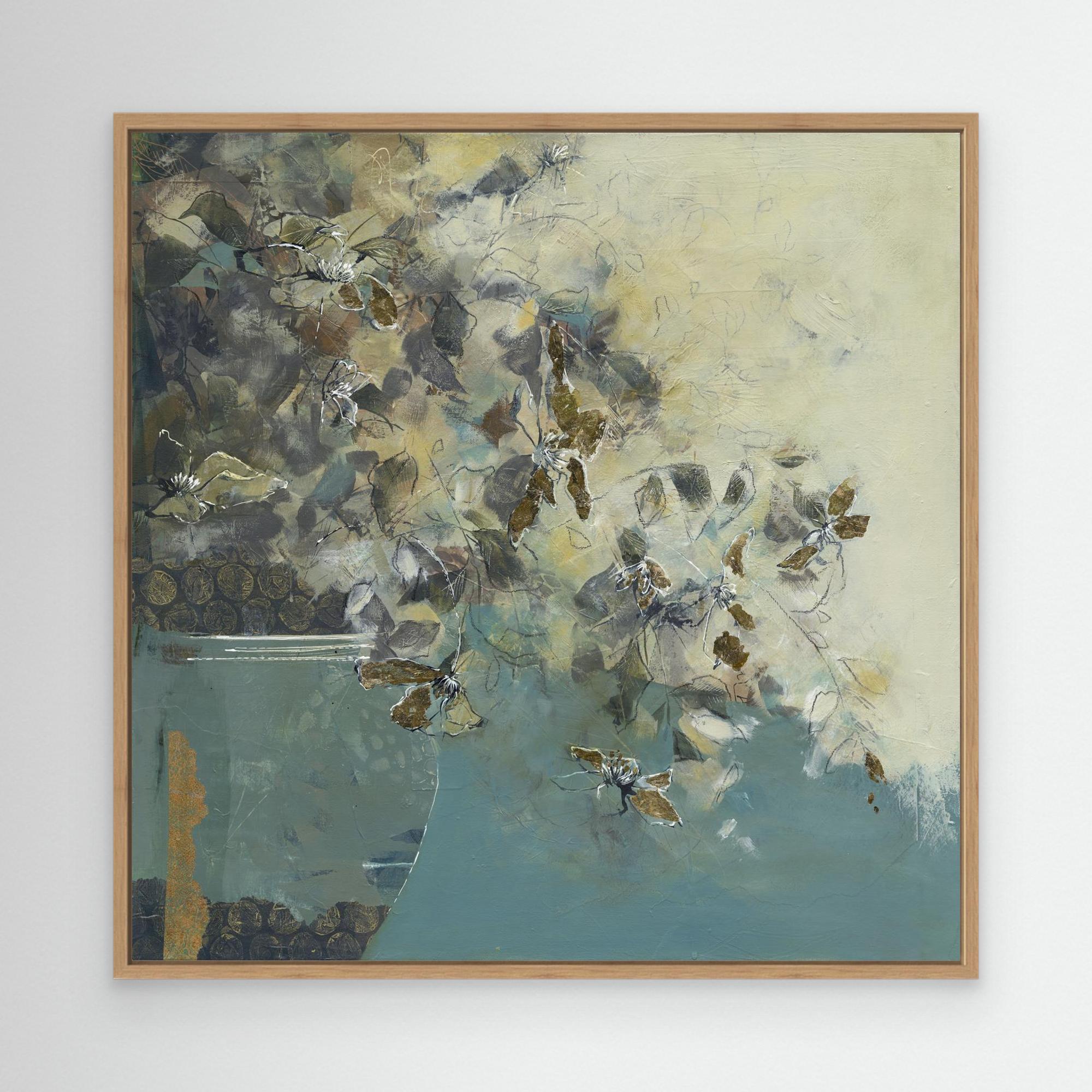 Golden Blooms - Canvas Art Print