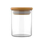 Bamboo Glass Storage Jar