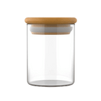 Bamboo Glass Storage Jar