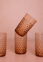 Bronze Dew Drop Tumblers - Set Of 4