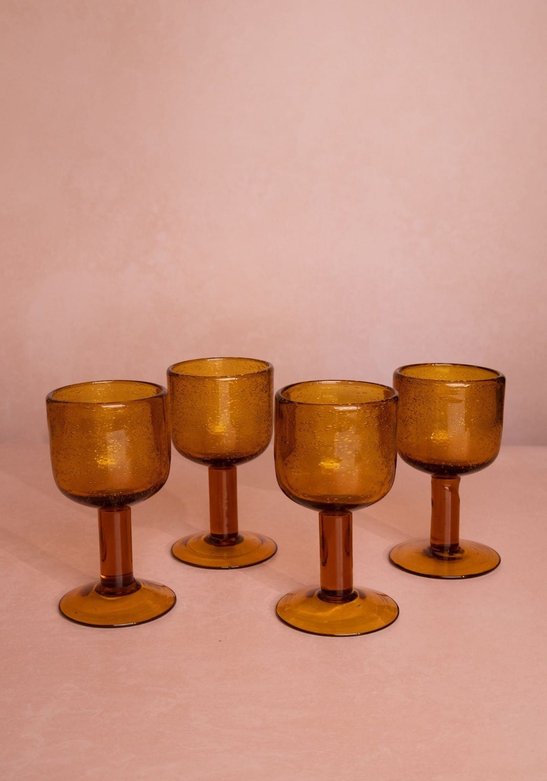 Eleanor Wine Glass, Mustard - Set of 8