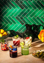 Poolside Gossip - Translucent White Acrylic Tumbler x 6