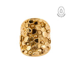 Gold or Silver Statement Saddle Ring - Hemera