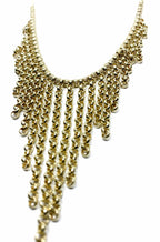 Golden Rain Drop Chains Necklace – 18ct Gold Plated