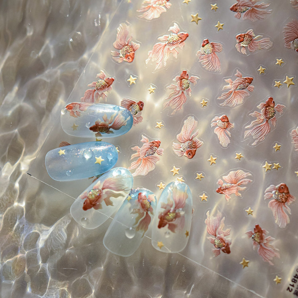 Hello Claws | Goldfish Nail Deco Sticker