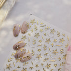 Hello Claws | Gold Blossom Nail Deco Sticker