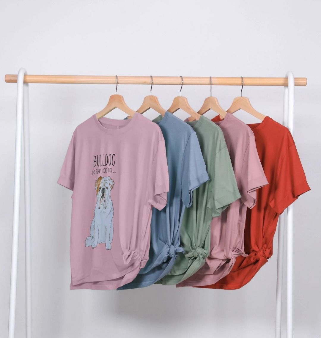Bulldog Chic: Furry Road Drill Women’s Tee for Fierce Fashion!