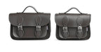 Handmade Leather Micro Satchel - Graphite