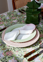 Green Apple Lace Dinner Plates - Set of 4