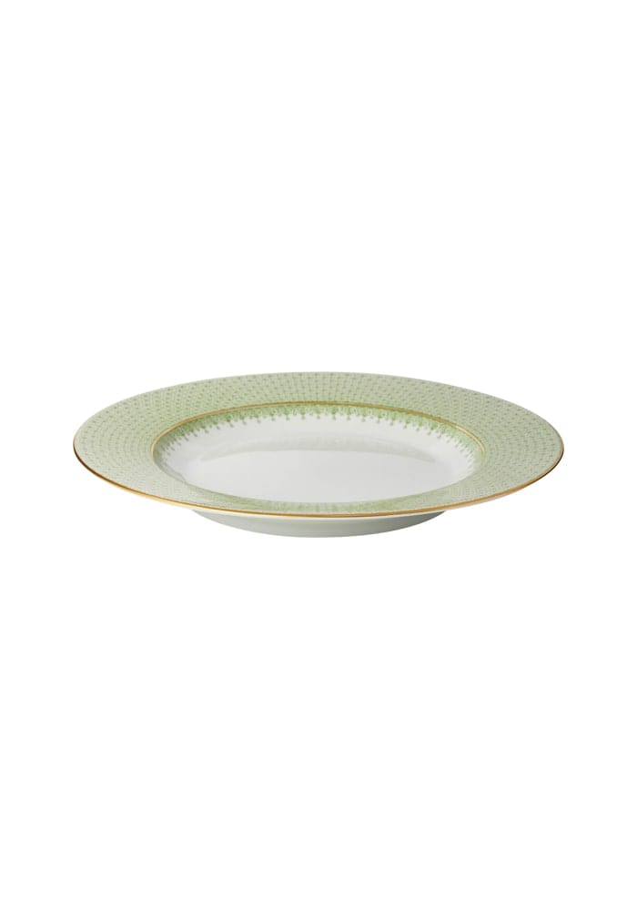 Green Apple Lace Dinner Plates - Set of 4