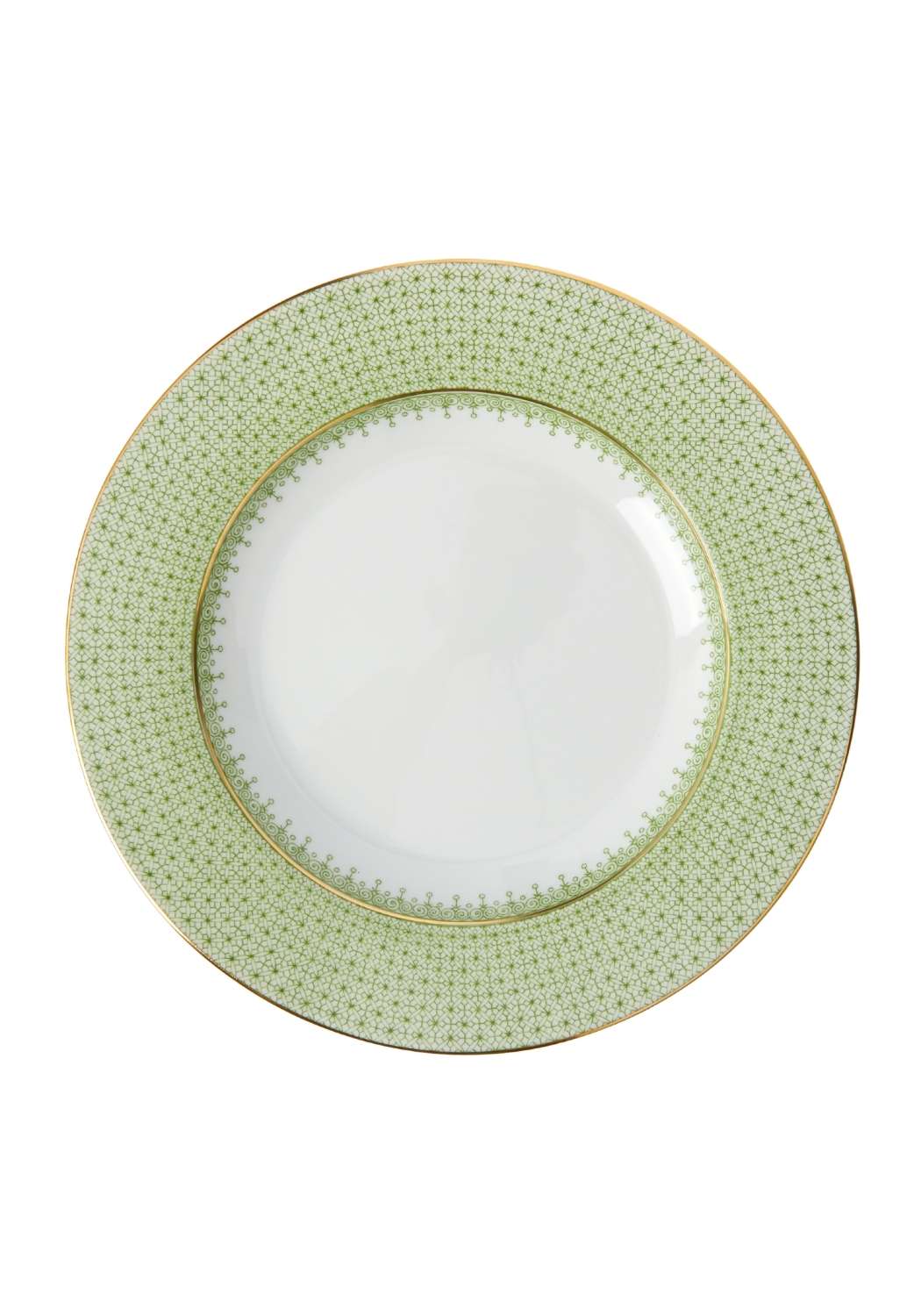 Green Apple Lace Dinner Plates - Set of 4