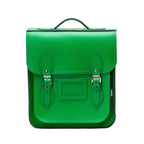 Handmade Leather City Backpack - Green